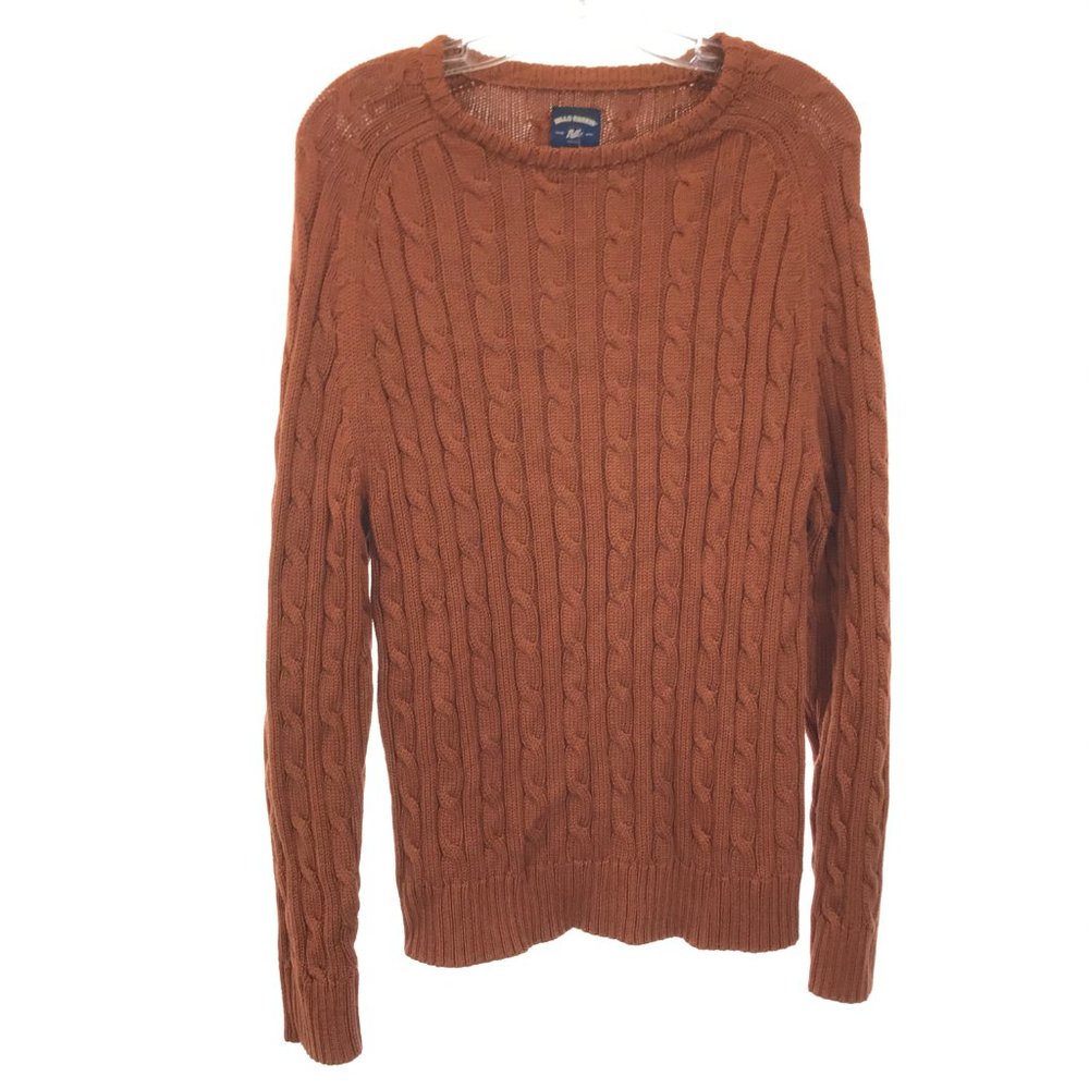 NWOT Size Large Bills Khakis Cable Knit Sweater